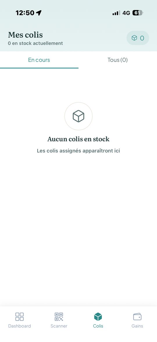 Colis gardés par l'hôte