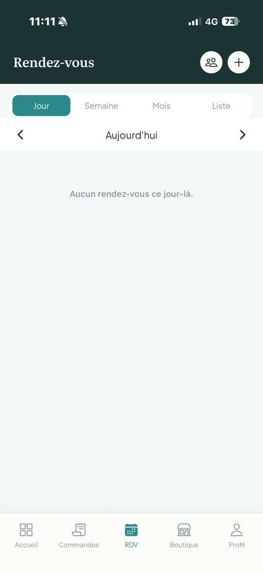 Agenda des rendez-vous